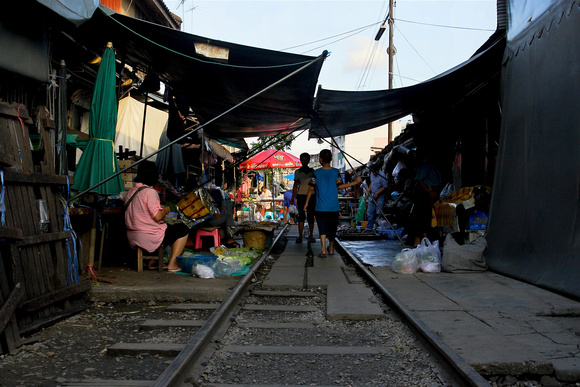Railway Market, Samut Songkhram, Thailand
