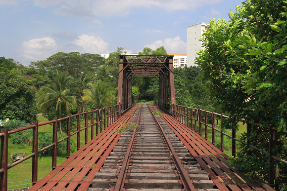 Clementi, abandoned railway track, Sunset Way, Truss Bridge, KTM, Malayan Railway